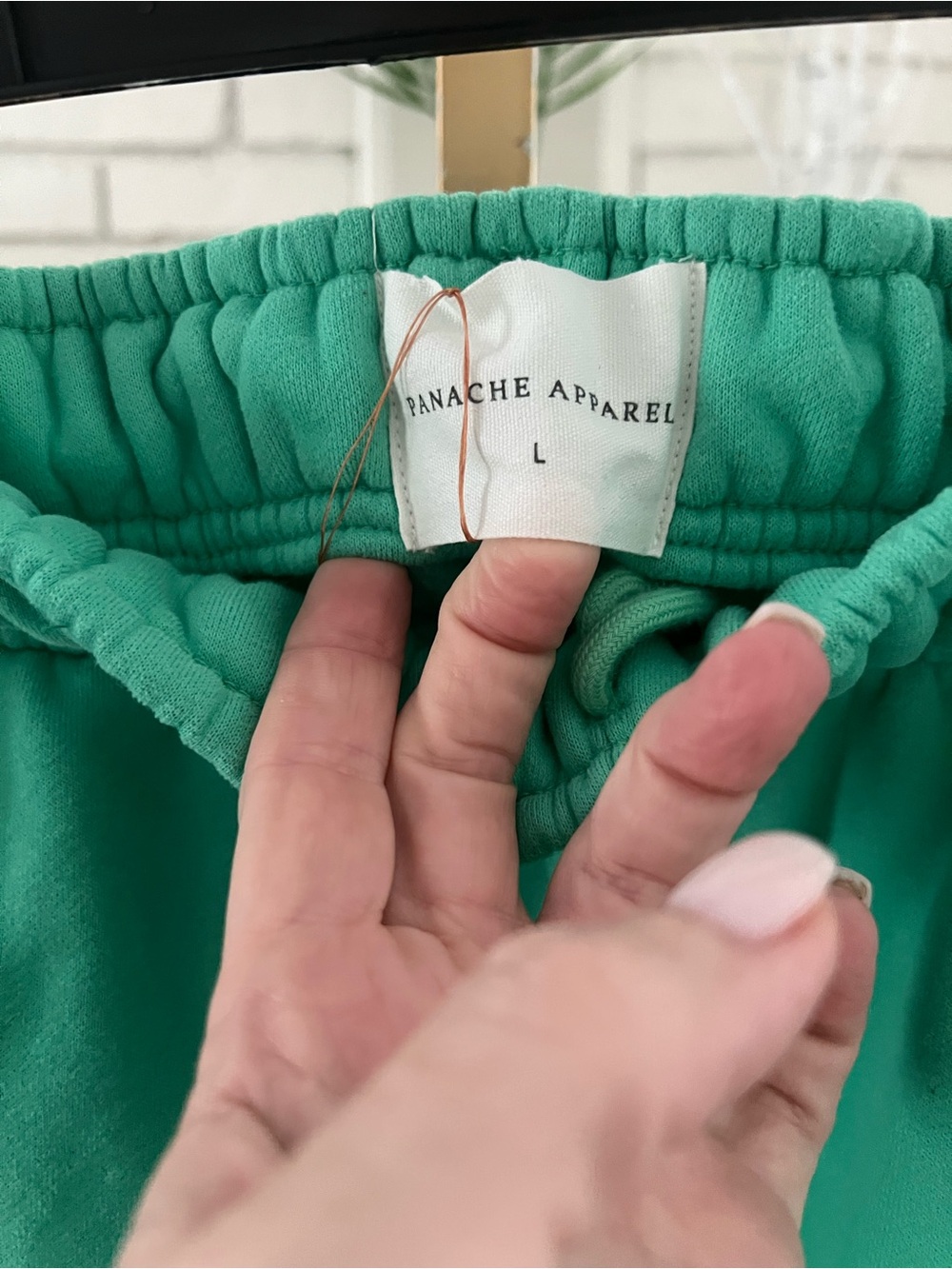 Panache Apparel Mint Green Plush Jogger Sweat Set - Picture 8 of 14